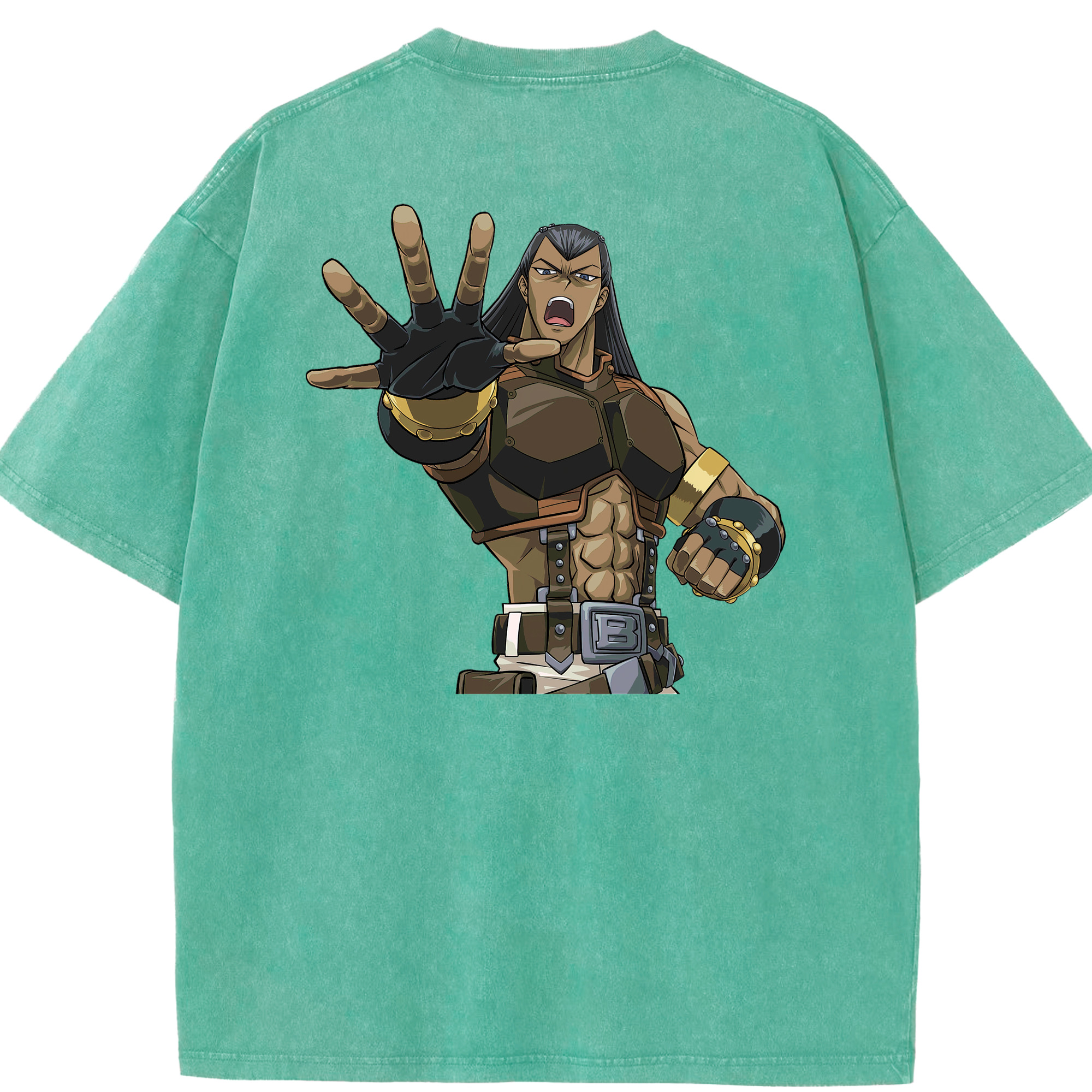 （画像用） 遊☆戯☆王 Yu-Gi-Oh! 綿100% ヴィンテージ風 半袖Tシャツ（背面プリント）